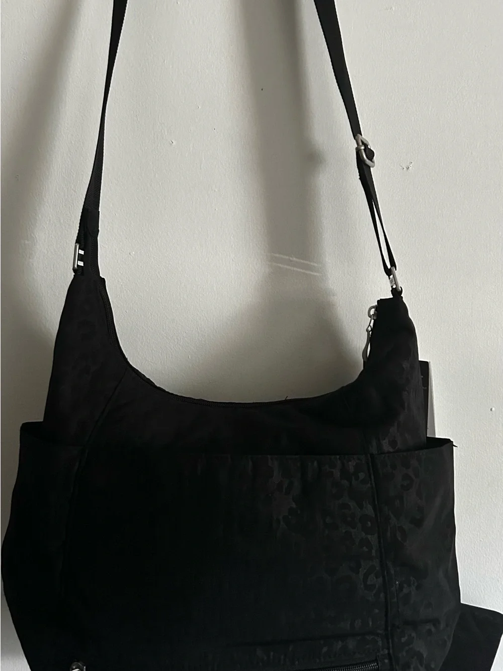Baggallini Black Hobo Shoulder Bag